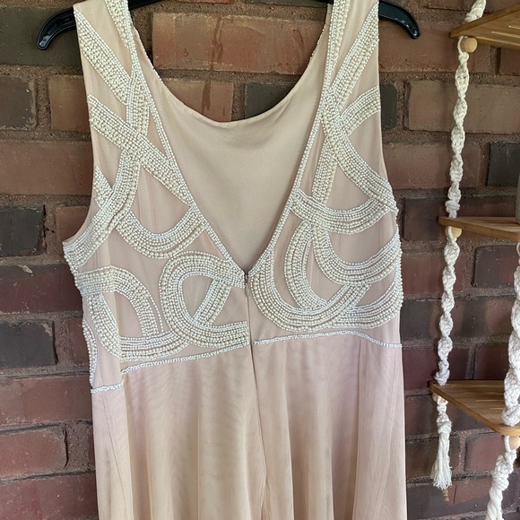 Adrianna Papell Mother of the Bride Pearl Dress 👗 - Picture 3 of 6